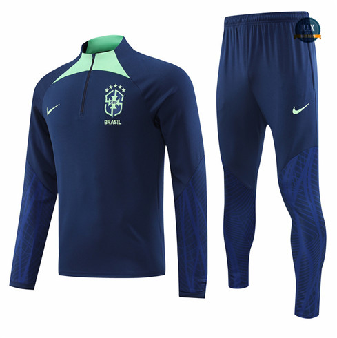 Max Maillot Survetement foot Bresil Bleu 2022 fiable max 190