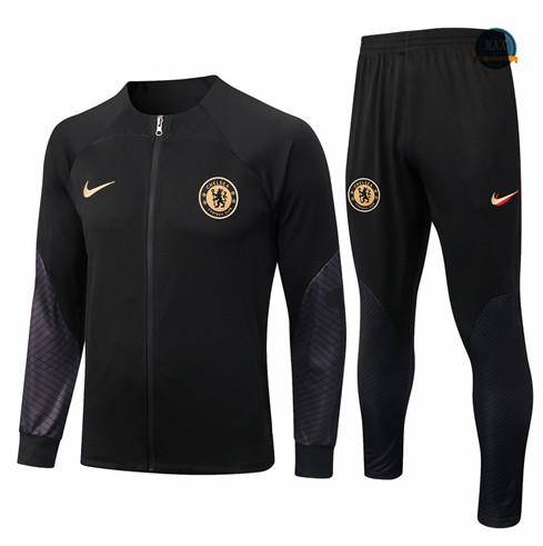 Max Maillot Veste Survetement foot Chelsea Noir 2022 fiable max 227