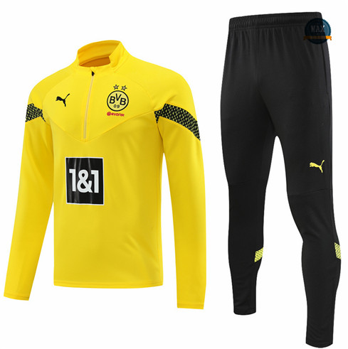 Max Maillot Survetement foot Borussia Dortmund Jaune 2022 fiable max 102