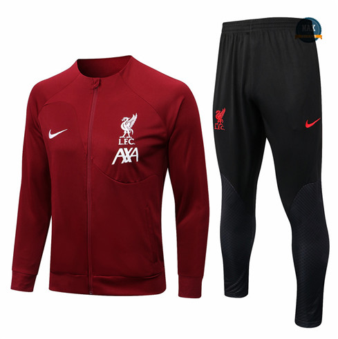 Max Maillot Veste Survetement foot Liverpool Rouge 2022 fiable max 233