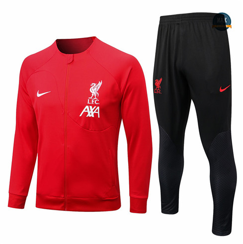 Max Maillot Veste Survetement foot Liverpool Rouge 2022 fiable max 234