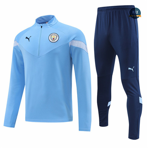 Max Maillot Survetement foot Manchester City Bleu 2022 fiable max 238