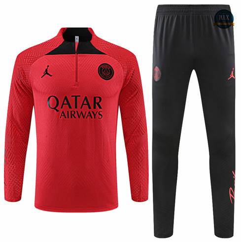 Max Maillot Survetement foot Player Paris PSG Rouge 2022 fiable max 144