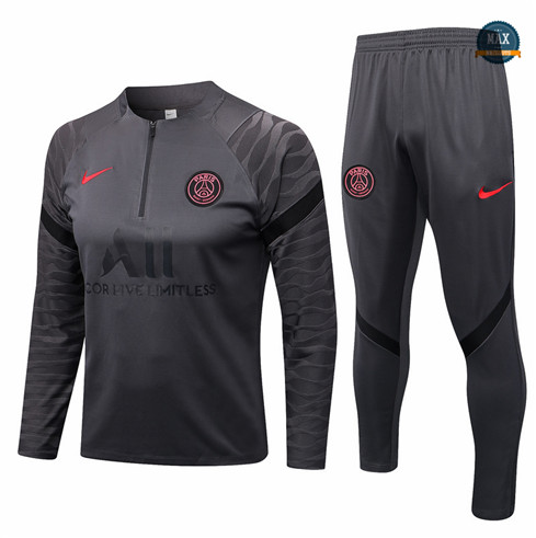 Max Maillot Survetement foot Paris PSG Gris 2022 fiable max 153