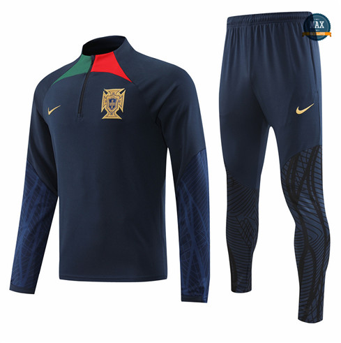 Max Maillot Survetement foot Portugal Bleu 2022 fiable max 214