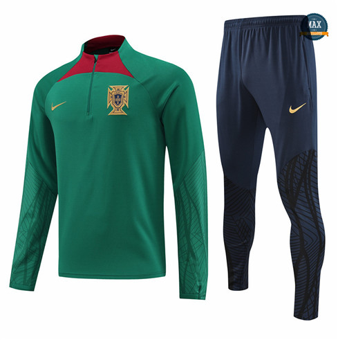 Max Maillot Survetement foot Portugal Vert 2022 fiable max 216