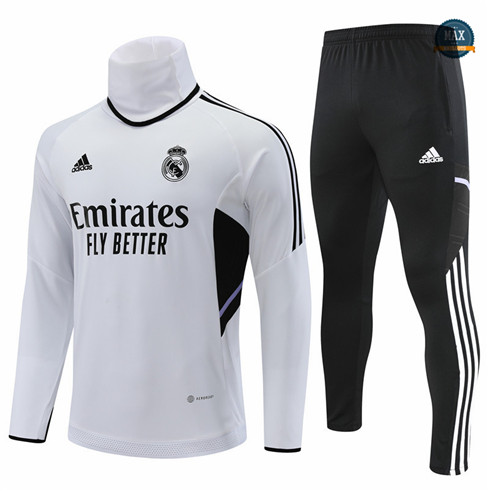 Max Maillot Survetement foot Real Madrid Blanc 2022 fiable max 122