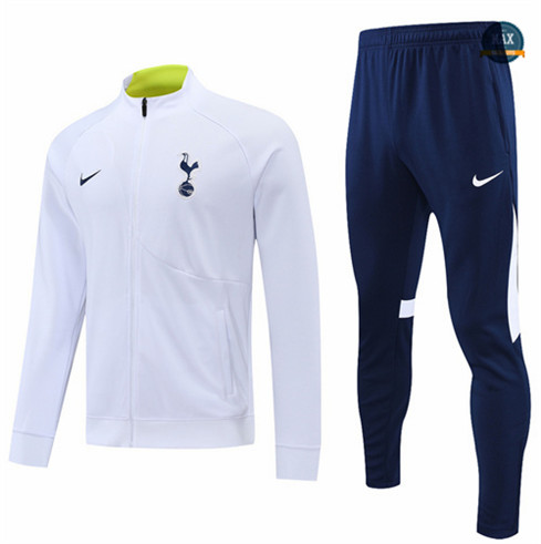 Max Maillot Veste Survetement foot Tottenham Hotspur Blanc 2022 fiable max 256