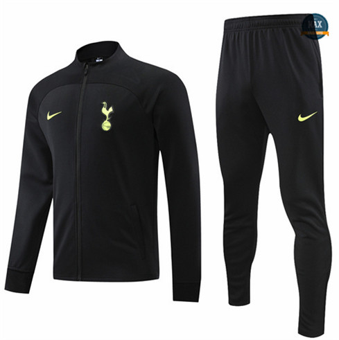 Max Maillot Veste Survetement foot Tottenham Hotspur Noir 2022 fiable max 257