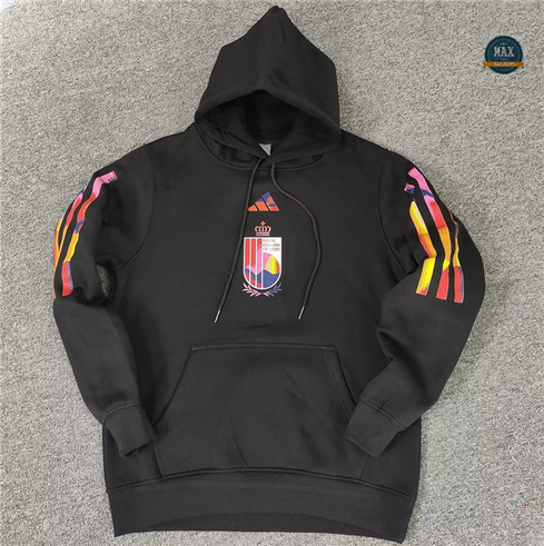 Max Maillot foot Belgique Sweat A Capuche Noir 2022 fiable max 501