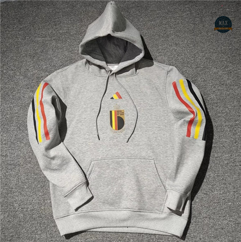 Max Maillot foot Belgique Sweat A Capuche Gris 2022 fiable max 502