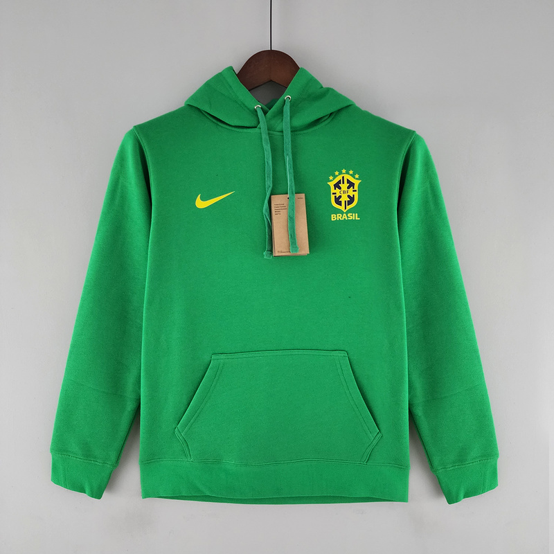 Max Maillot foot Bresil Sweat A Capuche Vert 2022 fiable max 506