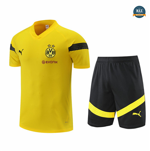 Max Maillot foot Borussia Dortmund + Short 2022 Training Jaune fiable max 436