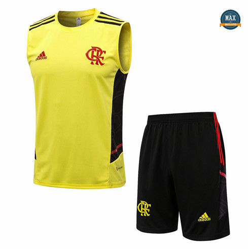 Max Maillot foot Flamengo Debardeur + Short 2022 Training Jaune fiable max 414