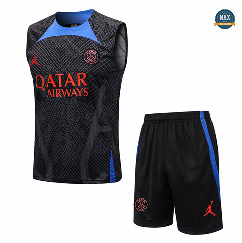 Max Maillot foot Paris PSG Debardeur + Short 2022 Training fiable max 452