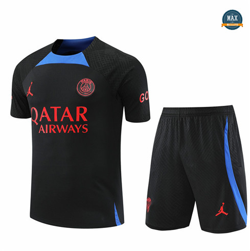 Max Maillot foot Paris PSG + Short 2022 Training Noir fiable max 463