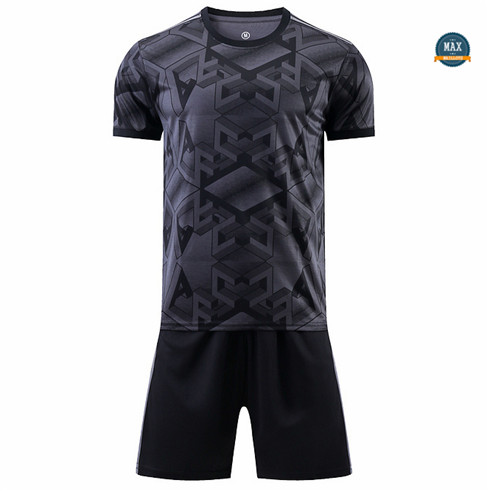 Max Maillot foot Sans logo de marque + Short 2022 Training Gris fiable max 423