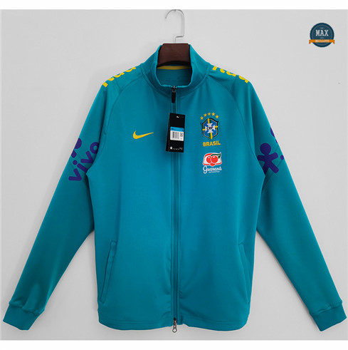 Max Maillot foot Bresil Veste Bleu 2022 fiable max 508