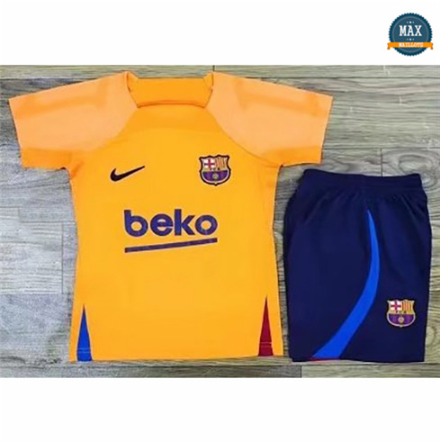 Max Maillot Barcelone Jaune Enfant 2022/23