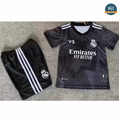 Max Maillot Real Madrid Enfant Noir édition Co-Marqué 2022/23