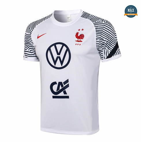 Max Maillot Training T-Shirts France Blanc 2022/23