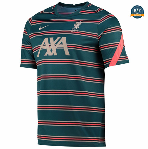 Max Maillot Liverpool pré-match Bleu/Vert 2022/23