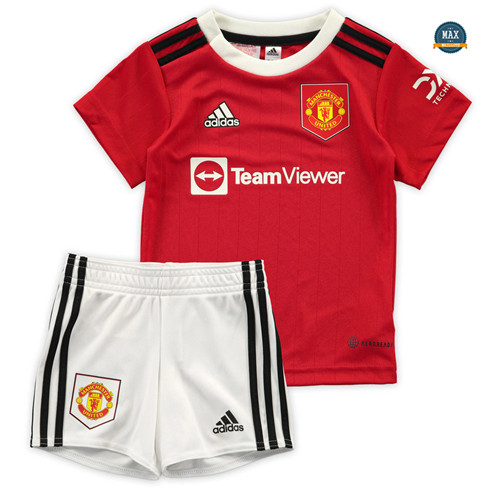 Max Maillots Manchester United Enfant Domicile 2022/23