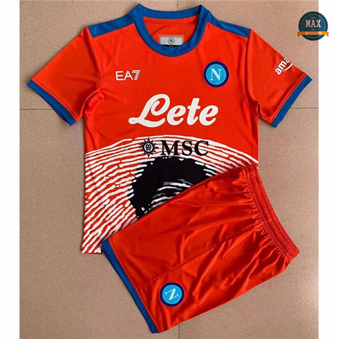 Max Maillots Naples Enfant édition commémorative Orange 2022/23