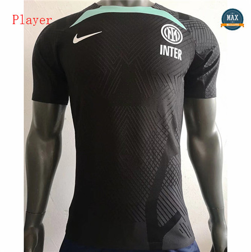 Max Maillots Player Version 2022/23 Inter Milan Training Noir