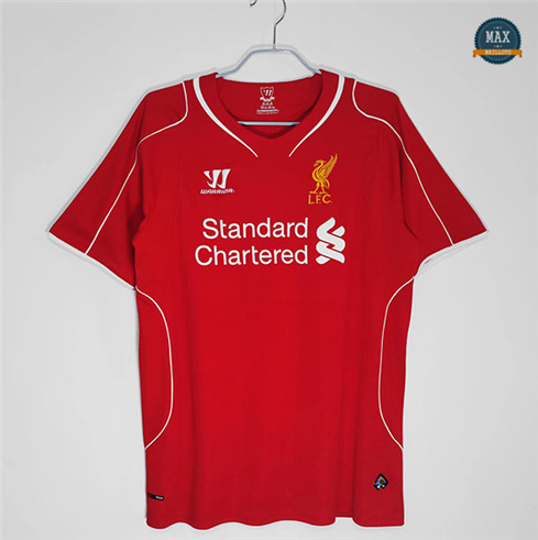 Max Maillots Retro 2014-15 Liverpool Domicile