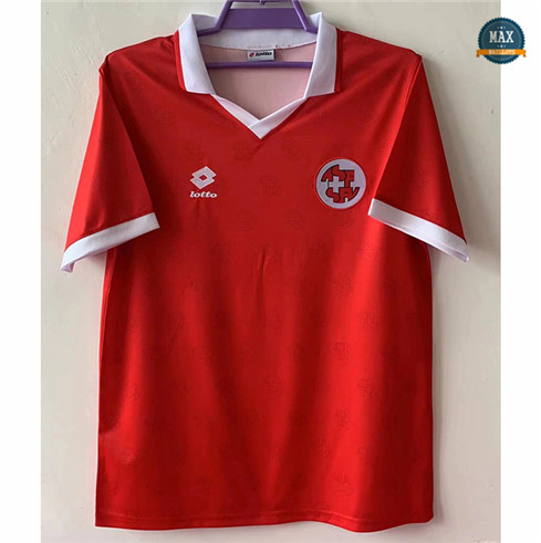 Max Maillots Retro 1994 Suisse Domicile