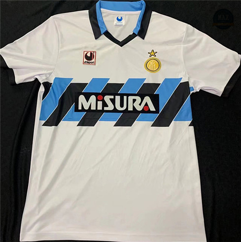 Max Maillot Retro 1990-91 Inter Milan Exterieur