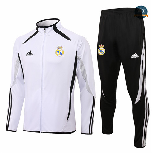 Max Veste Survetement Real Madrid 2022/23 Édition conjointe Blanc/Noir