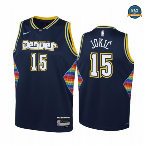 Max Maillot Nikola Jokic, Denver Nuggets 2021/22 - Édition Ville