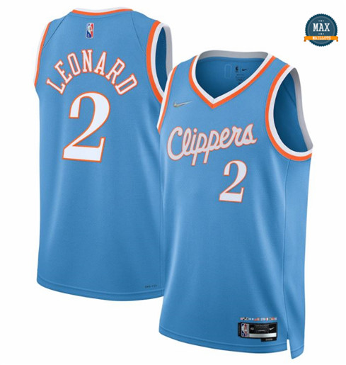 Max Maillot Kawhi Leonard, Los Angeles Clippers 2021/22 - Édition Ville