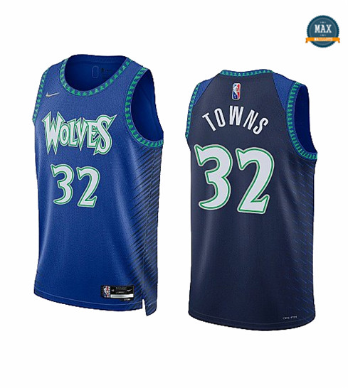 Max Maillot Karl-Anthony Towns, Minnesota Timberwolves 2021/22 - Édition Ville