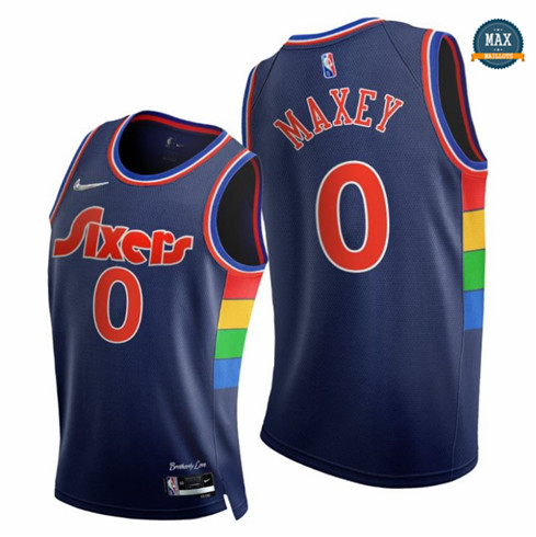 Max Maillot Tyrese Maxey, Philadelphia 76ers 2021/22 - Édition Ville