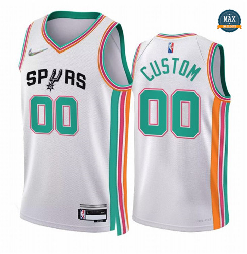 Max Maillot Custom, San Antonio Spurs 2021/22 - Édition Ville