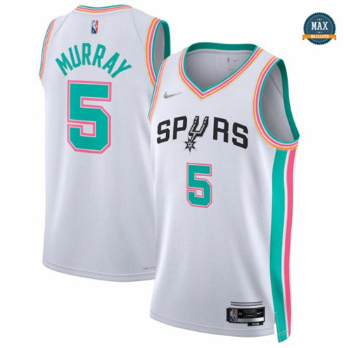 Max Maillot Dejounte Murray, San Antonio Spurs 2021/22 - Édition Ville