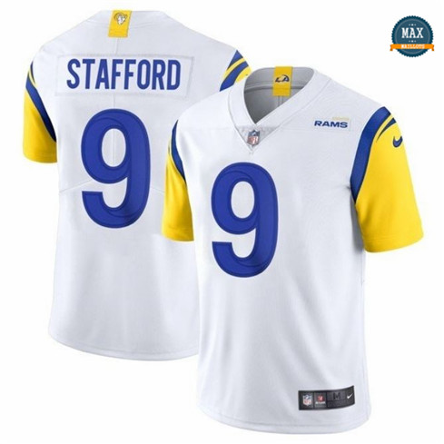 Max Maillot Matthew Stafford, Los Angeles Rams - Blanc