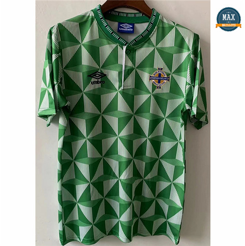 Max Maillot Retro 1990 Irlande du Nord Maillot Domicile