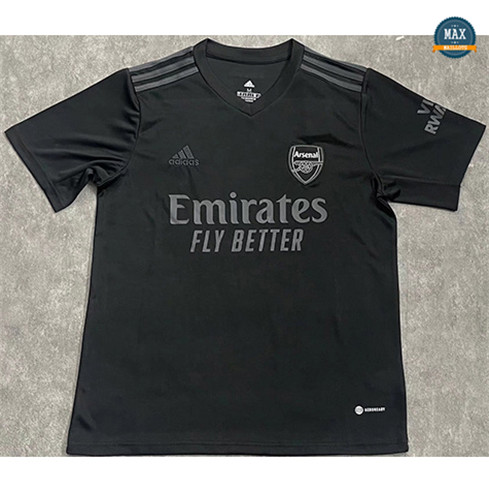 Max Maillot Arsenal Maillot Noir 2022/23