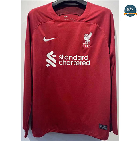 Max Maillot Liverpool Domicile Manche Longue 2022/23