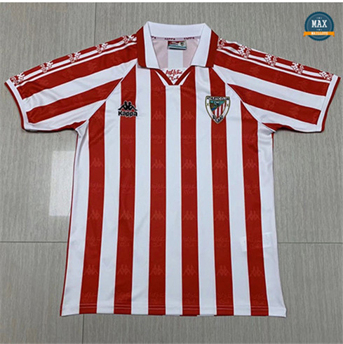 Max Maillot Retro 1995-97 Athletic Bilbao Maillot Domicile