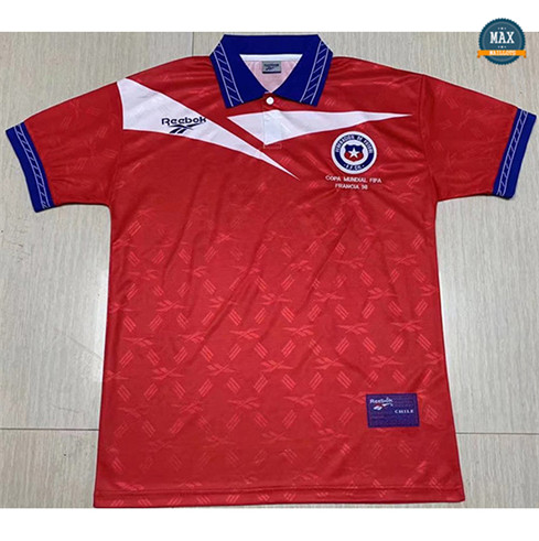 Max Maillot Retro 1998 Chile Domicile