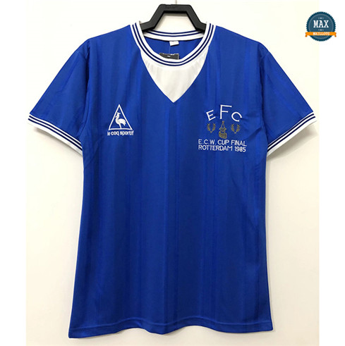 Max Maillot Retro 1985 Everton Maillot Domicile