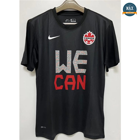 Max Maillot Canada Maillot T-shirt Noir 2022/23