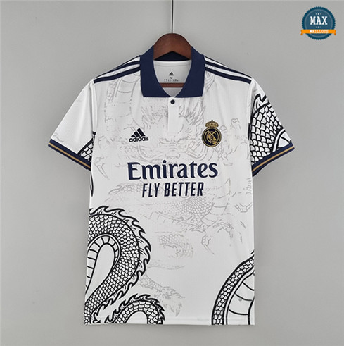 Max Maillot Real Madrid Maillot Chinese Dragon Blanc 2022/23