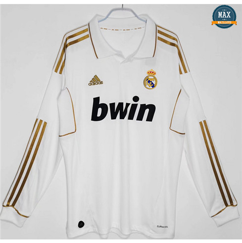 Max Maillot Retro 2011-12 Real Madrid Maillot Manche Longue