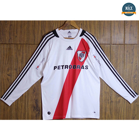 Max Maillot Retro 2009 River Plate Maillot Domicile Manche Longue